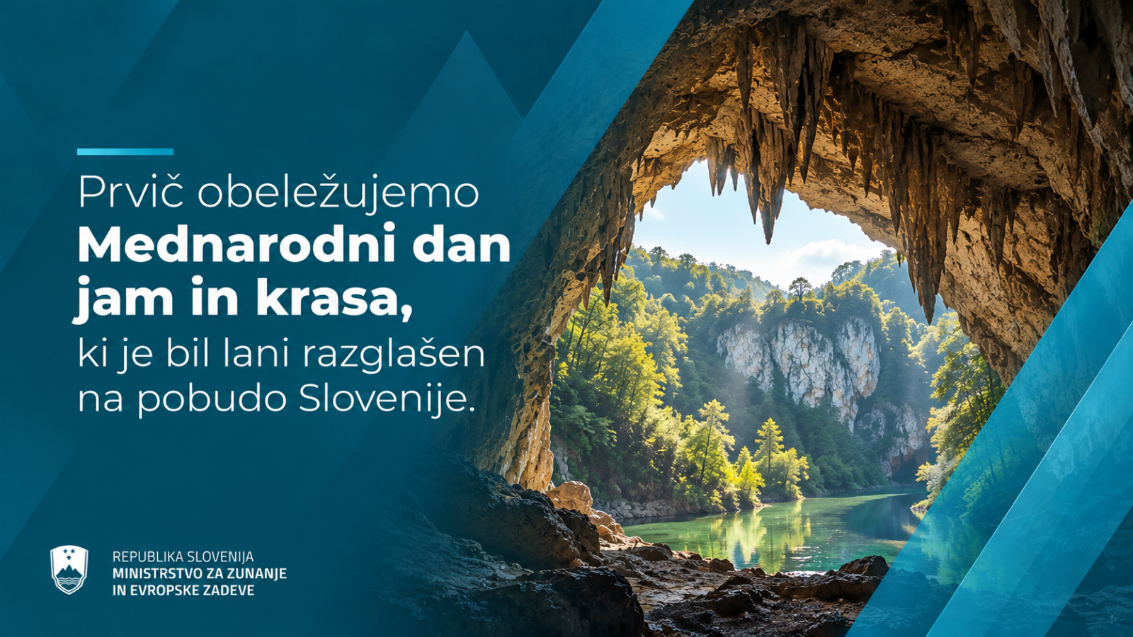 Prvič obeležujemo Mednarodni dan jam in krasa, ki je bil lani razglašen na pobudo Slovenije